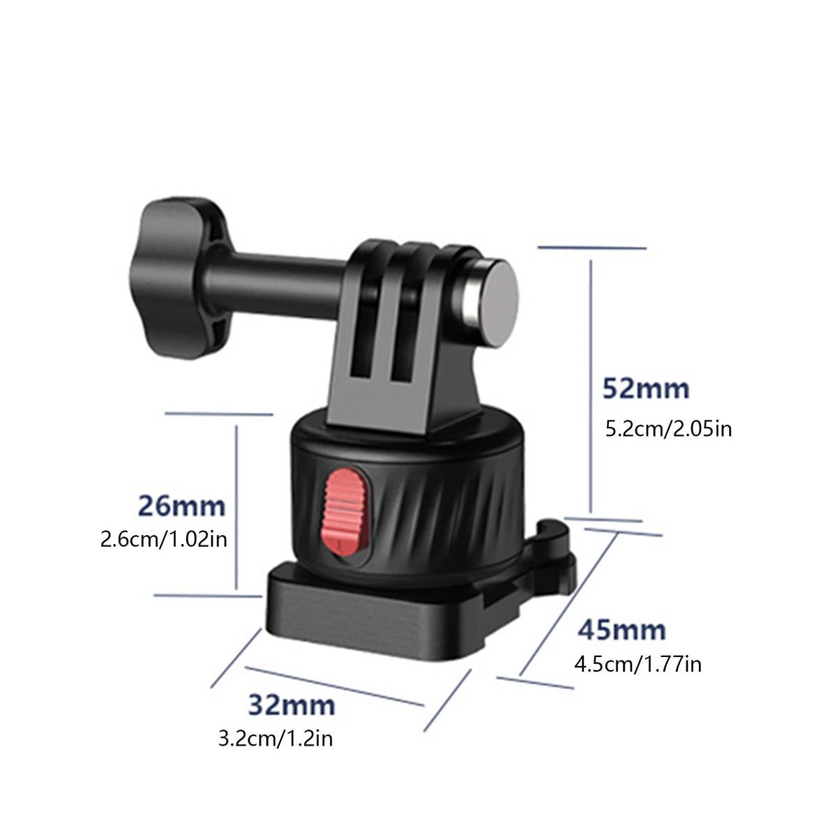 Magnetic Tripod Mount for GoPro Hero 7-12 (2018–2023)