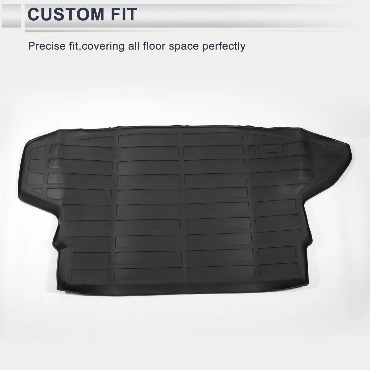 Cargo Liner Rear Trunk Mat for Nissan Juke (2011–2018) TPE Black Long Grid
