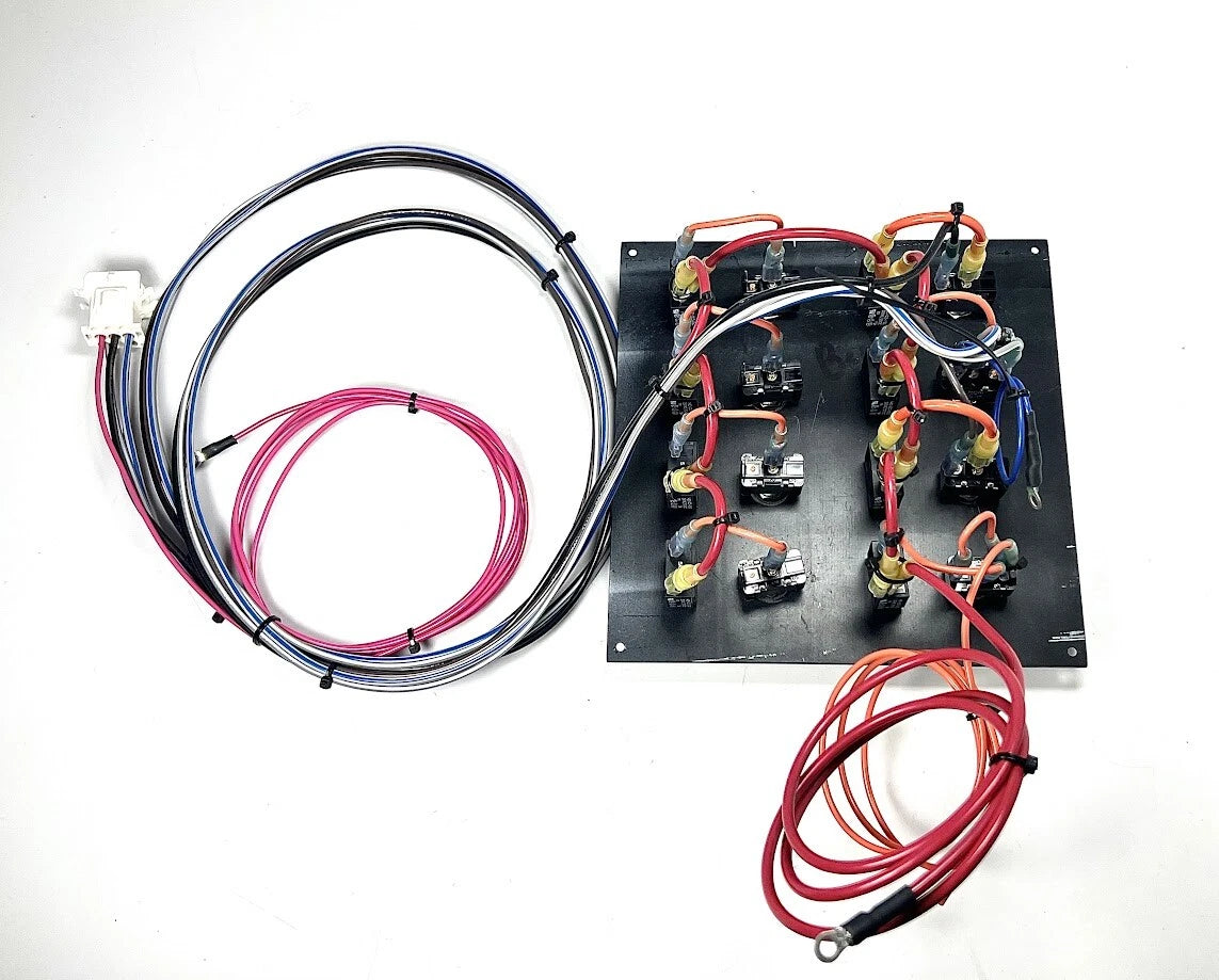 8 Switch Electrical Panel for Custom Applications (8 1/2in x 8 1/2in)