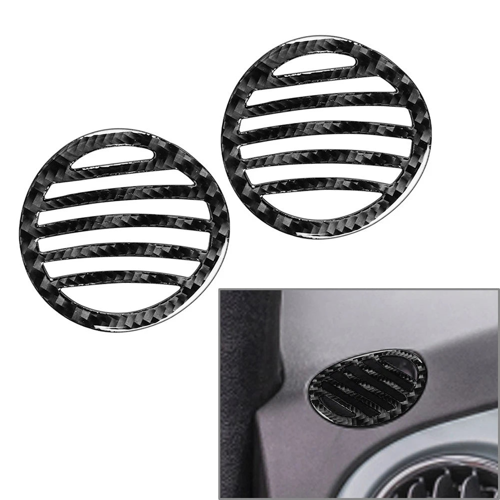 Defogger Vent Panel Cover for Fiat 500 (2012–2015) Black