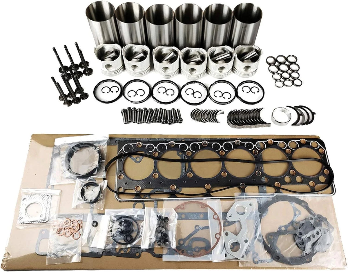 6D95L Overhaul Rebuild Kit for Komatsu PC100-3 PC120-3 PC180LC-3 (–)