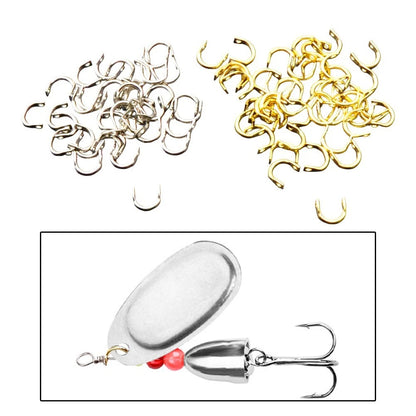 100pcs EasySpin Clevises for DIY Fishing Spinnerbait Lures