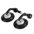 Custom 4" Round Handlebar Mirror Set for Motorcycles (16-19MM Adaptors)