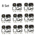 Set of 8 Carburetor Repair Kits for Homelite C1U-W32 C1U-W32A, Zama RB-142