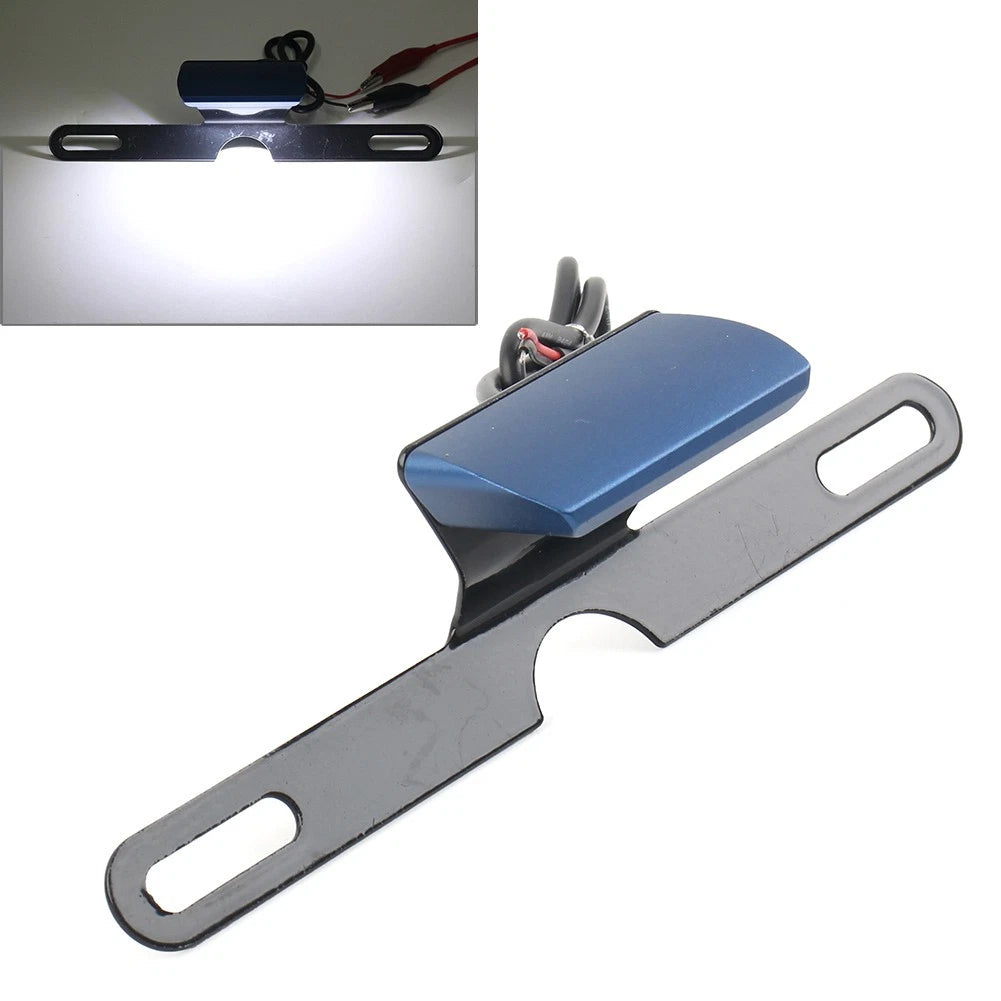 License Plate Mount Holder Bracket w/ LED for Motorcycle (Fit )