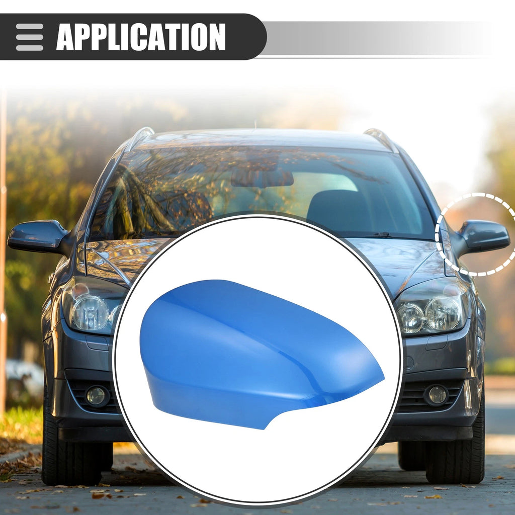 Left Side Mirror Cover Rearview Mirror Cap Replacement for Toyota Yaris (2005–2015)