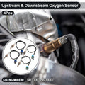 Oxygen Sensor Upstream Downstream Replacement for Chevrolet Avalanche 1500 (2002–2013)
