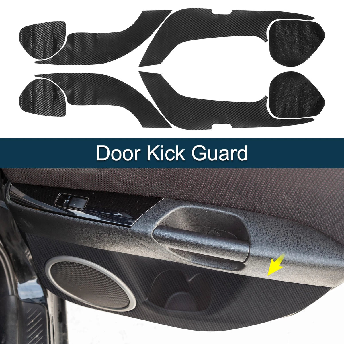 Set of 2 Door Kick Guards for Mazda Atenza (2017–2019) Front Rear