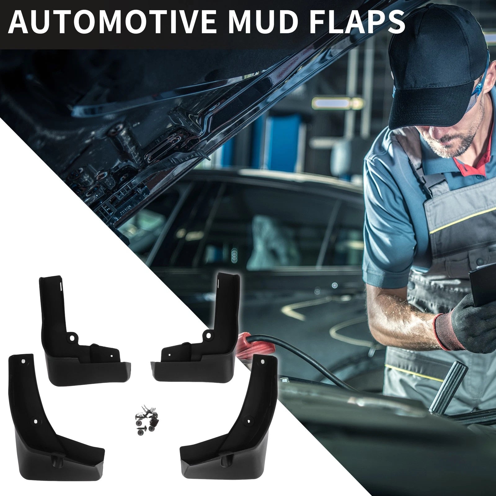 Front Rear Side Mud Flap Splash Guard Mud Guard for Mitsubishi Eclipse Cross (2018–2023)