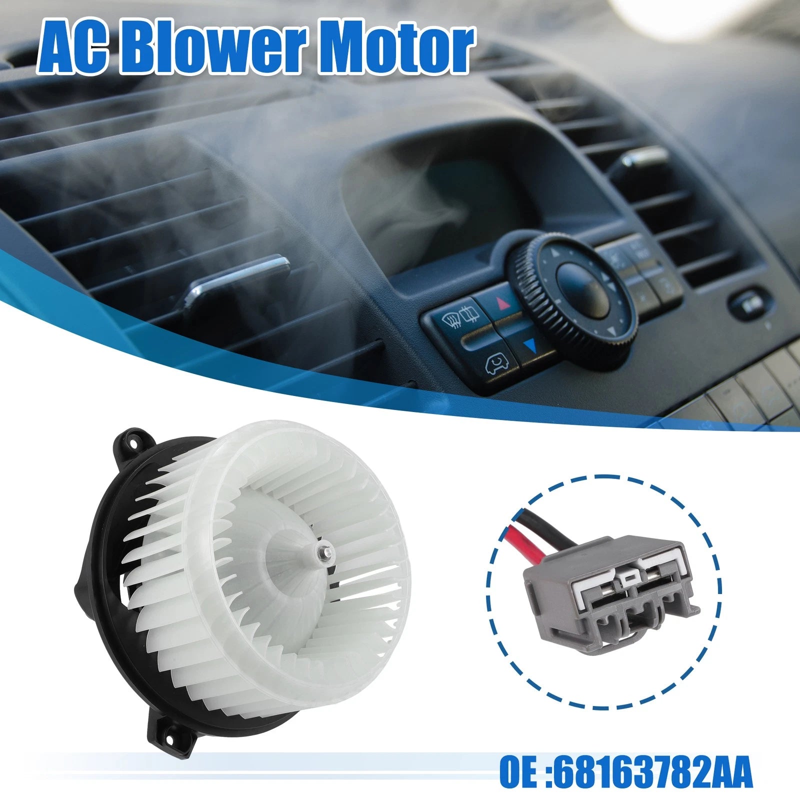 AC Heater Blower Motor Replacement for Dodge Dart (2013–2016)