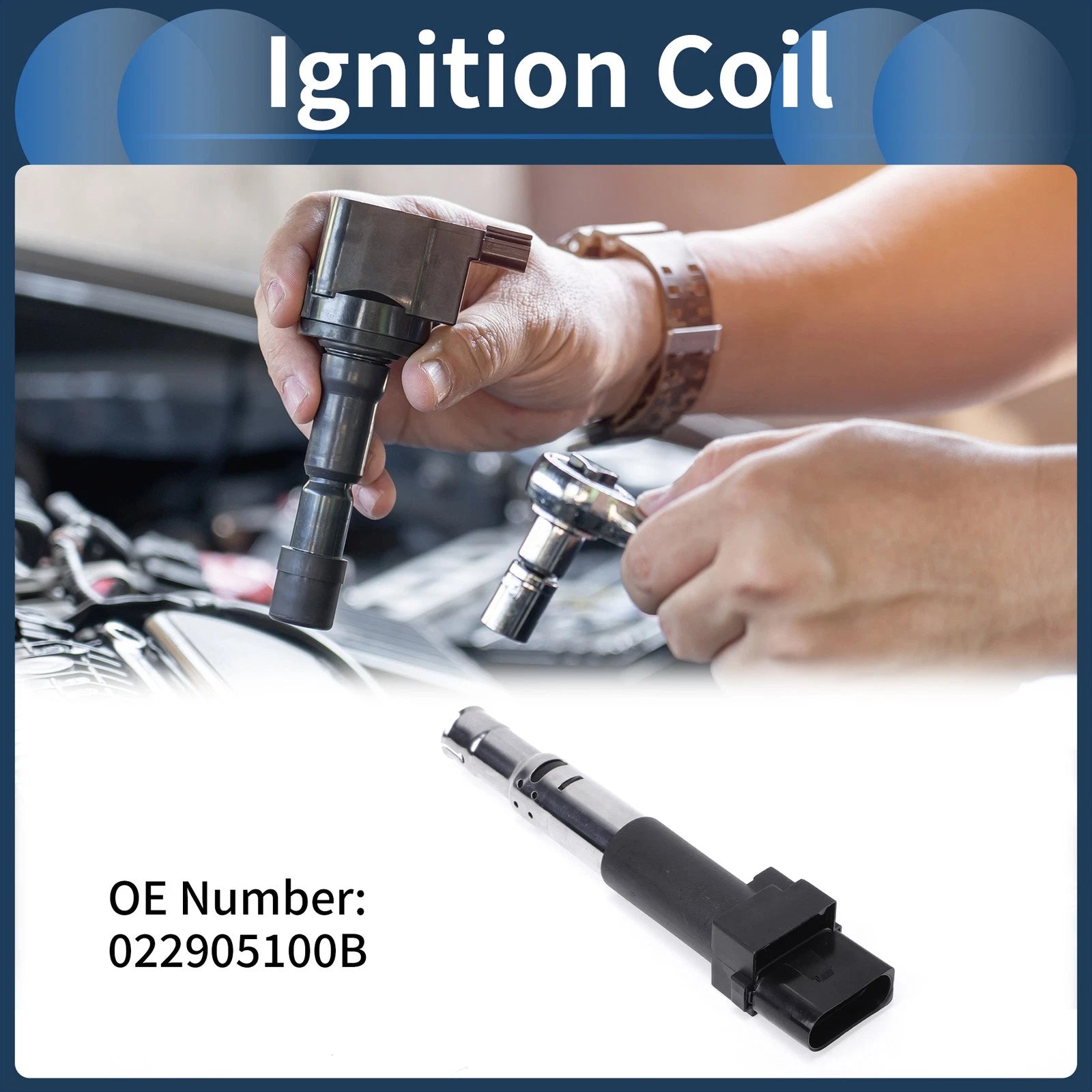 Ignition Coil Pack No. 022905100B for Audi A3 (2003–2009)