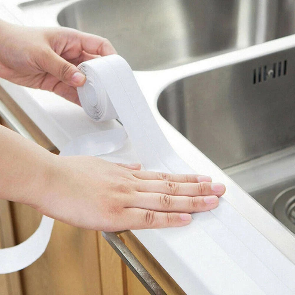 Sink Basin Edge Sealing Strip for Bathroom Renovation