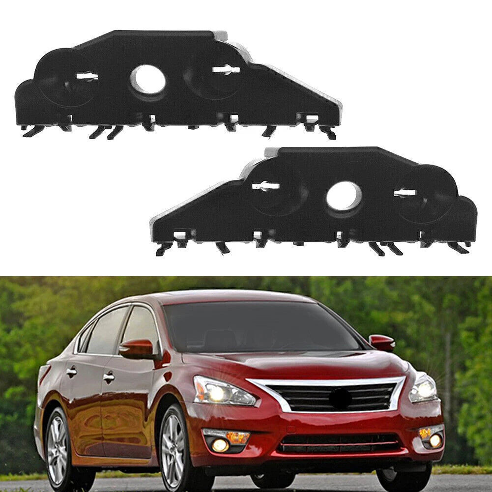 Front Pair Bumper Bracket Retainer Beam Mount Support for Altima (2016–2018)