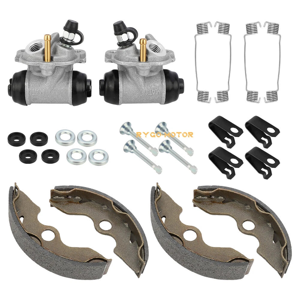 Front Brake Wheel Cylinder & Shoes Kit for Honda FourTrax 300 TRX300 (1993–2000)