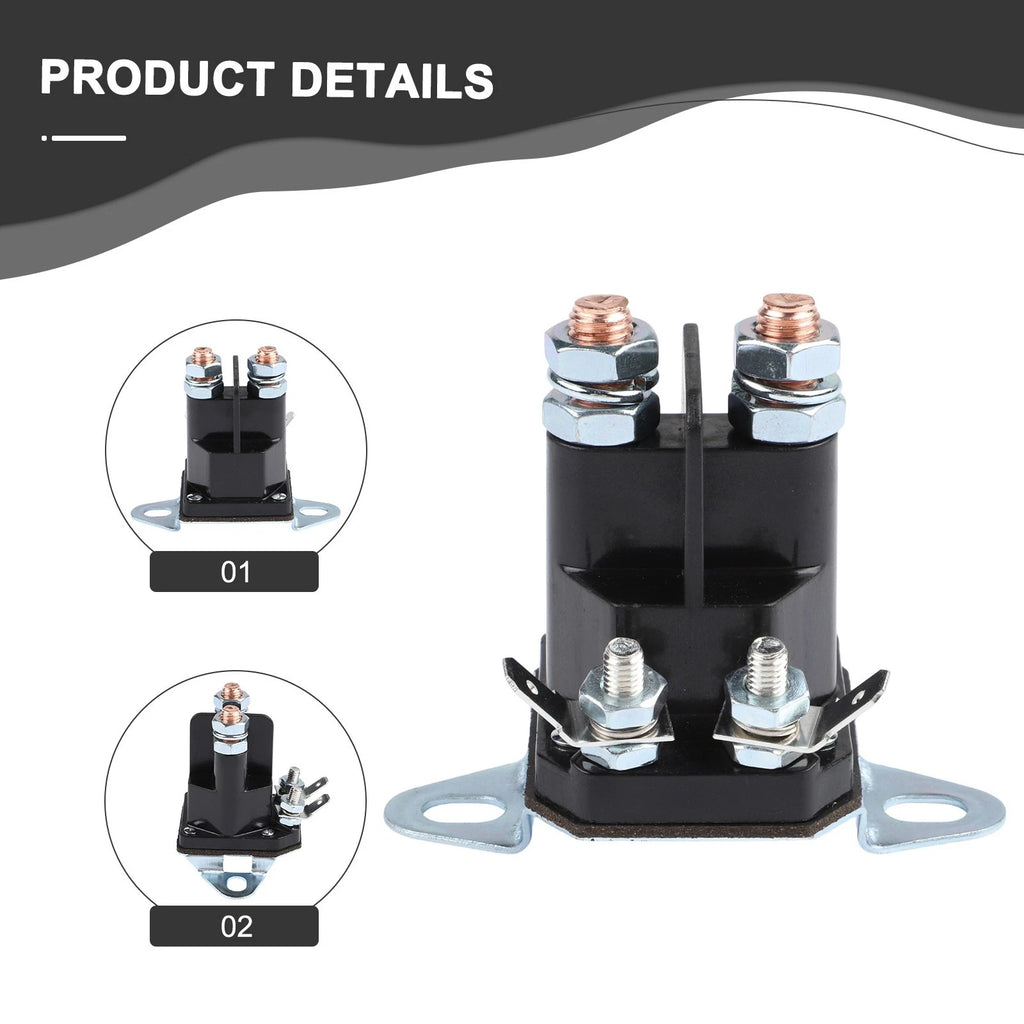 Starter Solenoid for Lawn Mower (Professional Replacement)