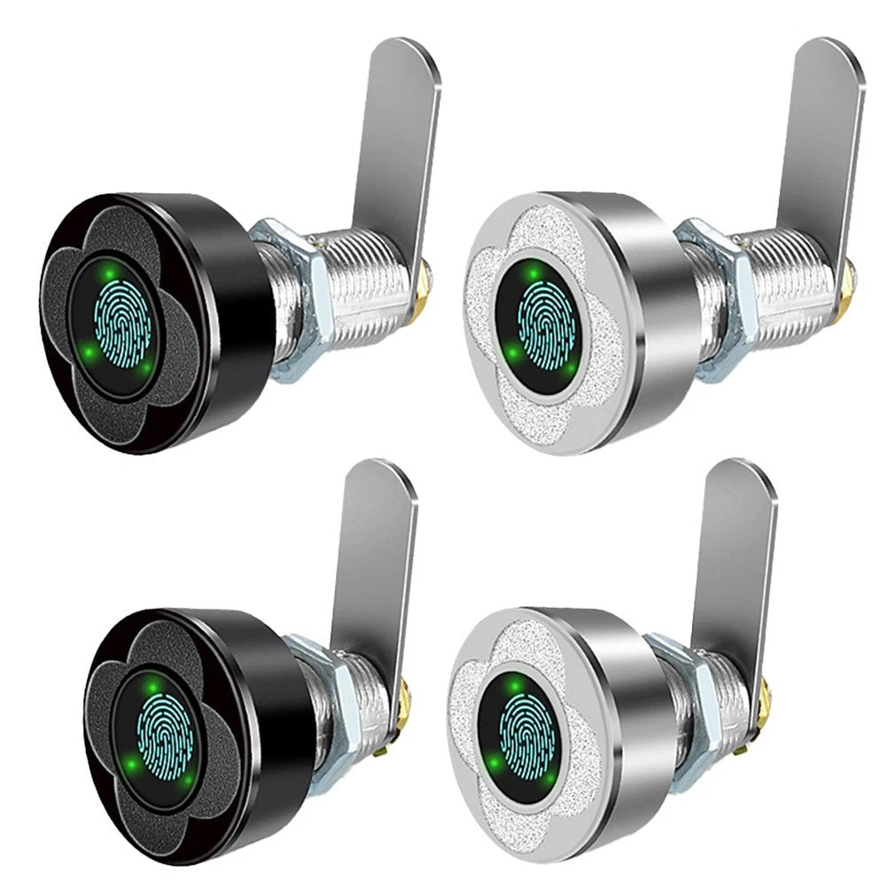 Aluminum Alloy Smart Drawer Lock with Fingerprint Access for