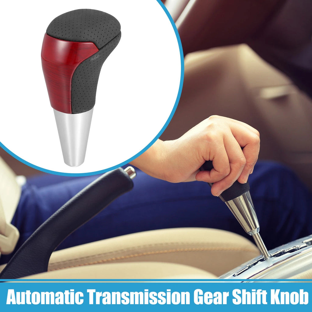 Gear Shift Knob Replacement for Toyota Red Wood Grain Cover (2000–2024)