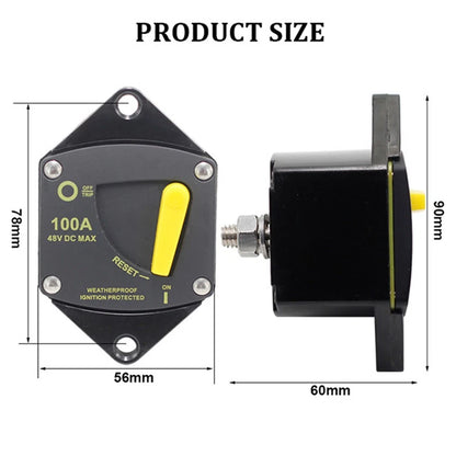 100A Circuit Breaker for Low Voltage Applications