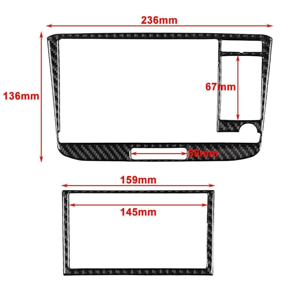 2X Air Conditioning CD Switch Control Panel for Audi TT TTS TTRS (2008–2014)