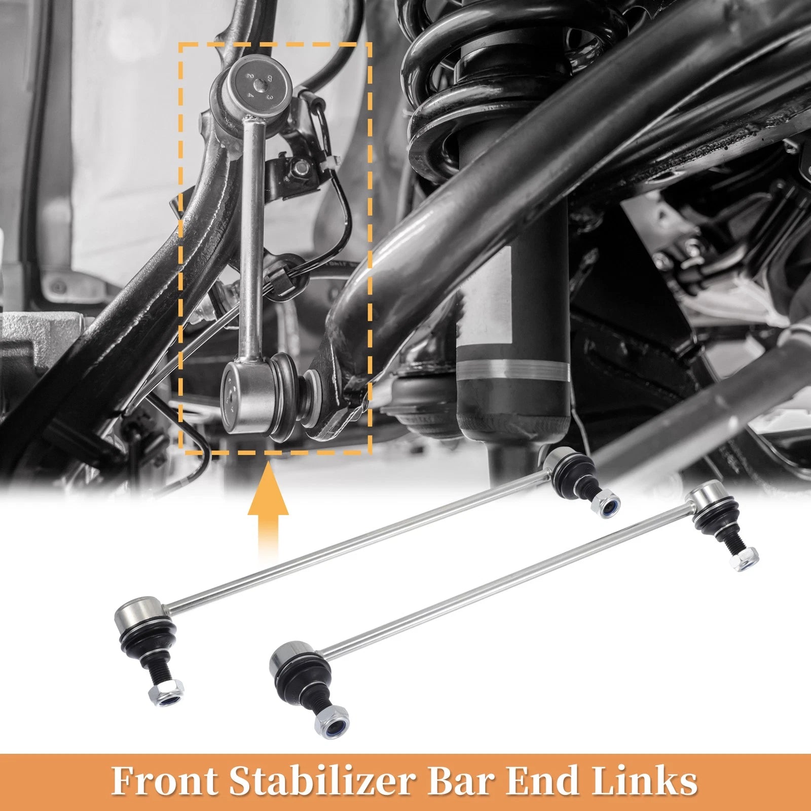2pcs Front Stabiliser Sway Bar Link Replacement for Acura TLX (2015–2019)