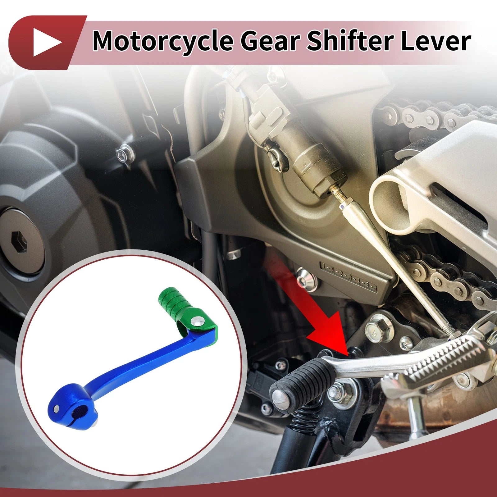 Folding Gear Shifter Lever Replacement for Honda CRF110F (2013–2018)