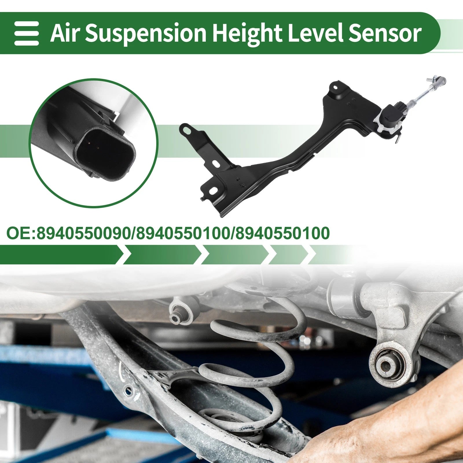 Air Suspension Ride Height Level Sensor for Nissan Navara D40 (2005–2015)