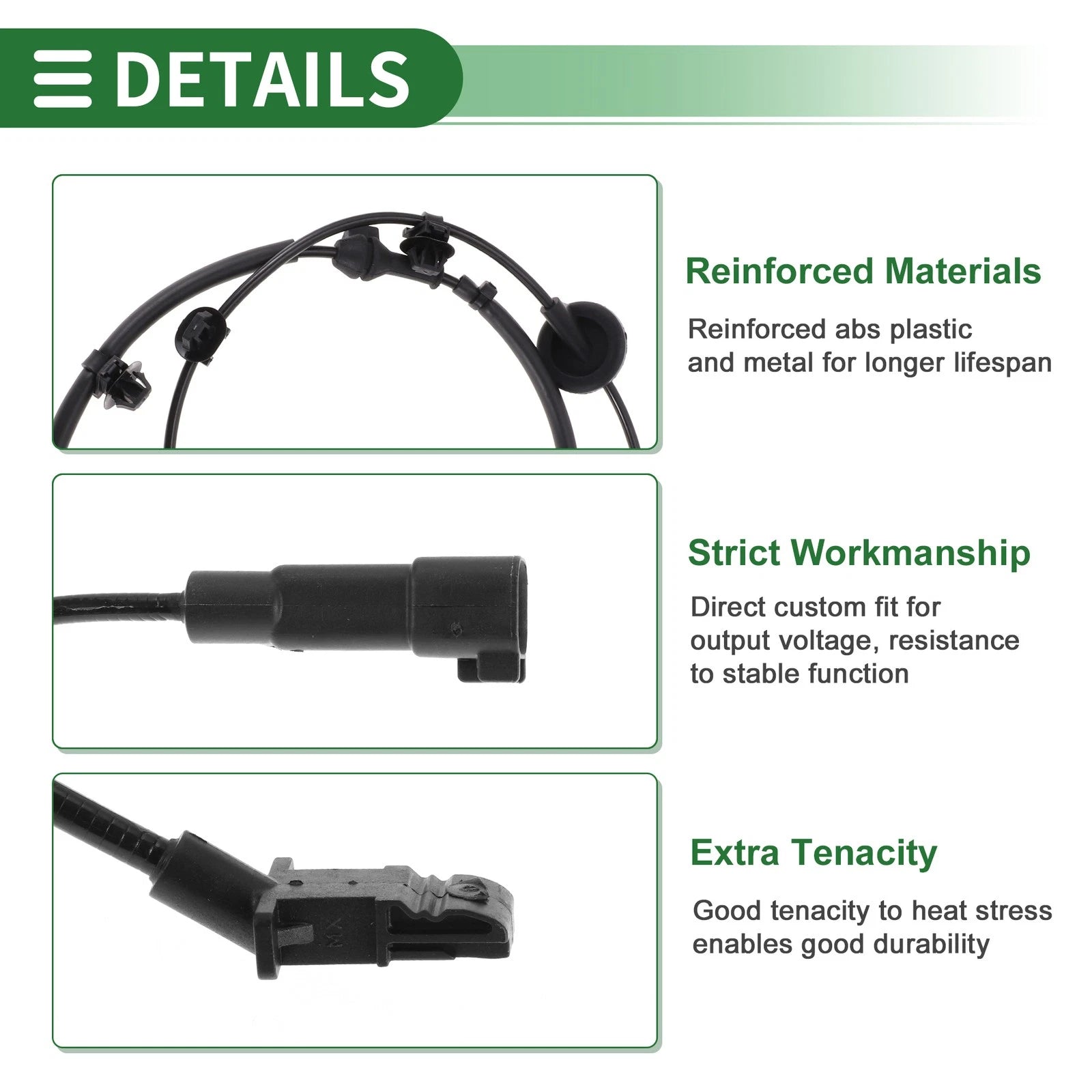 ABS Wheel Speed Sensor Front Replacement for Mitsubishi Outlander (2014–2018)