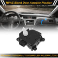 HVAC Heater Blend Door Actuator Replacement for Acura MDX (2001–2006)