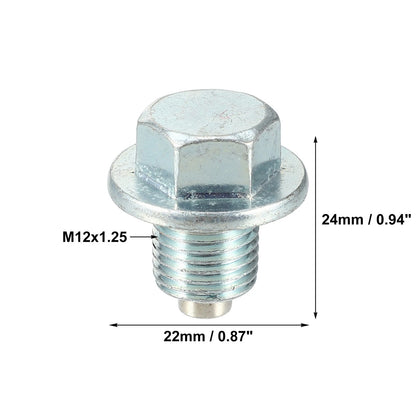 Oil Drain Plug M12x1.25 with Washer Replacement for Toyota (2001–2018)
