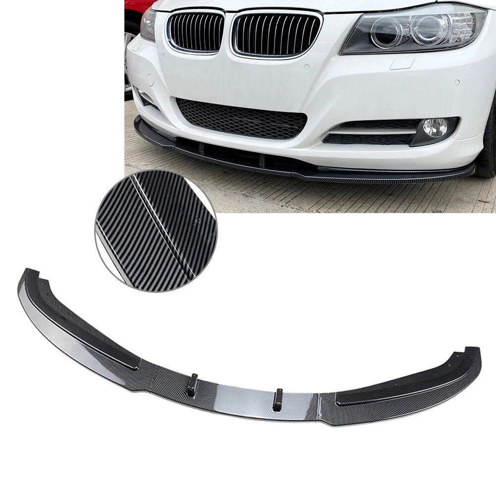 Front Bumper Spoiler Lip for BMW 3 Series E90 (2009–2012)