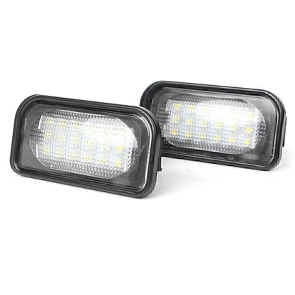 2X LED License Plate Lights for Mercedes Benz W203 (2000–2007)