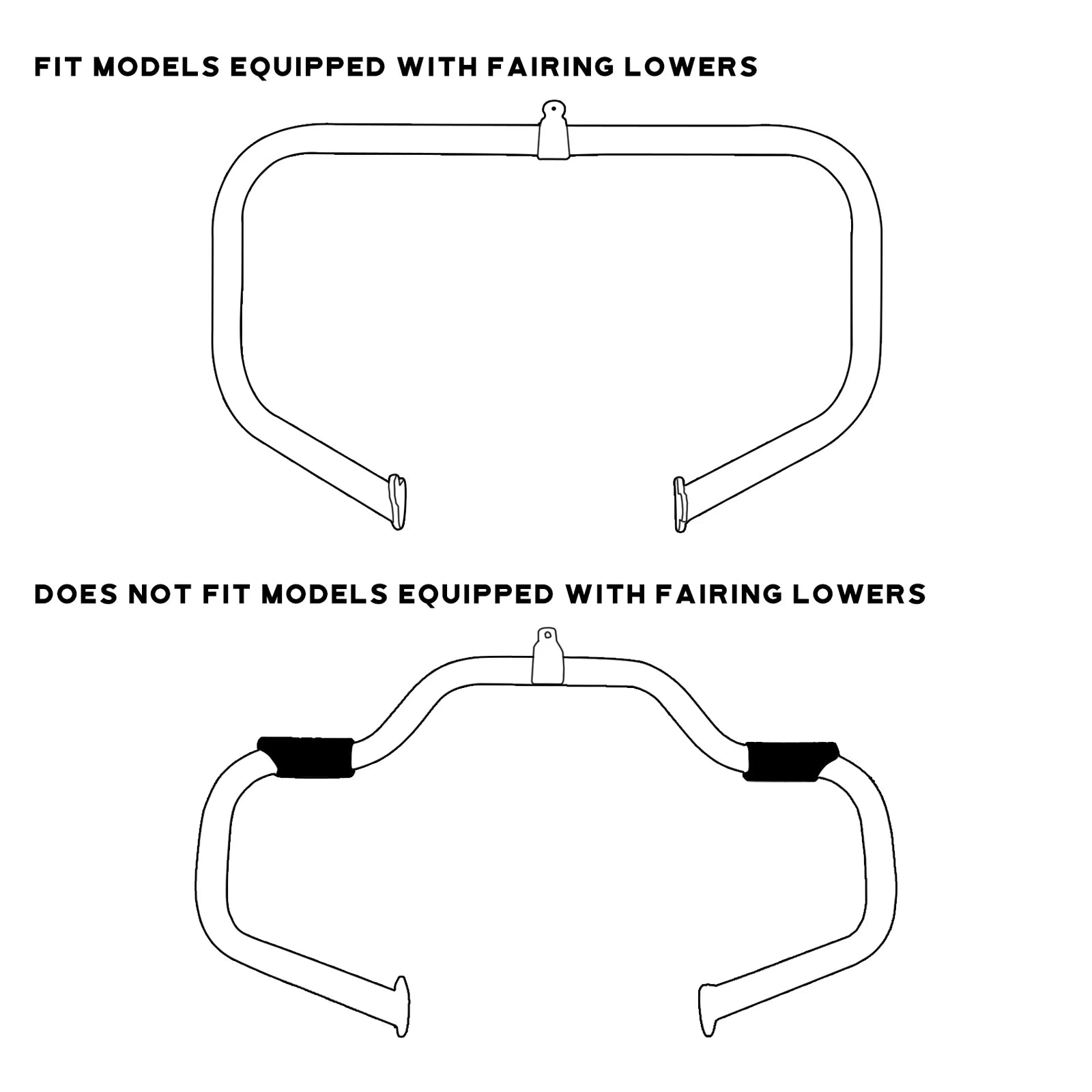 Chrome Engine Guard Highway Crash Bar for Harley Touring (2009–2024)
