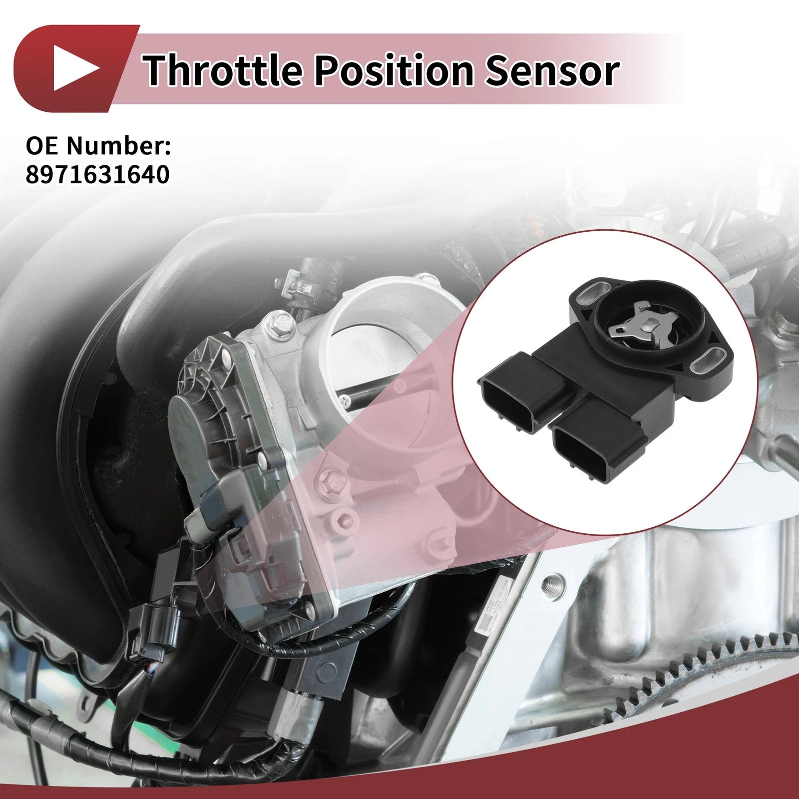 Throttle Position Sensor for Nissan Frontier (1999–2004) No.8971631640