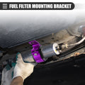 2X Fuel Filter Mounting Bracket Clamp 60mm ID for Universal Applications