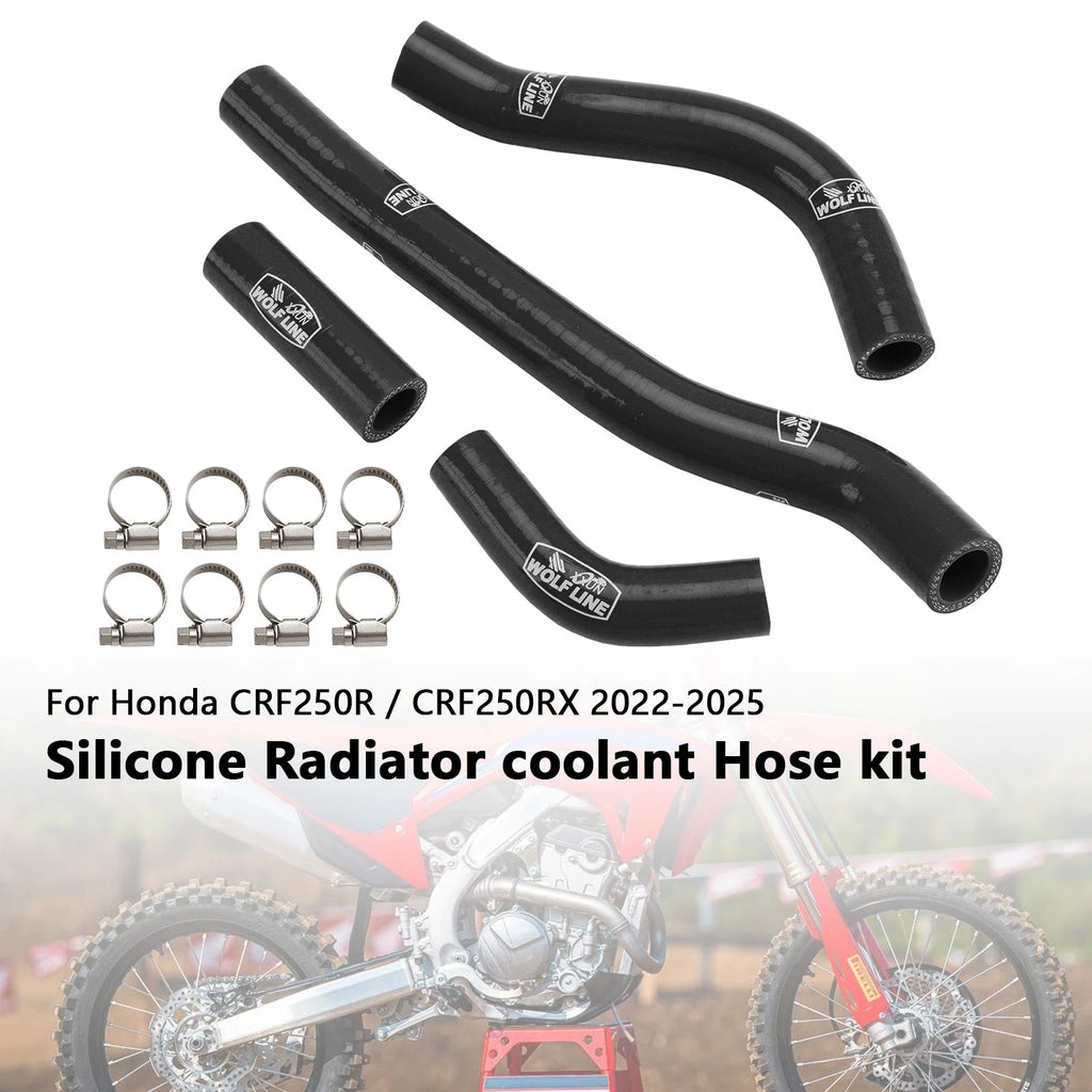 Silicone Radiator Coolant Hose for Honda CRF250R CRF250RX (2022–2025)