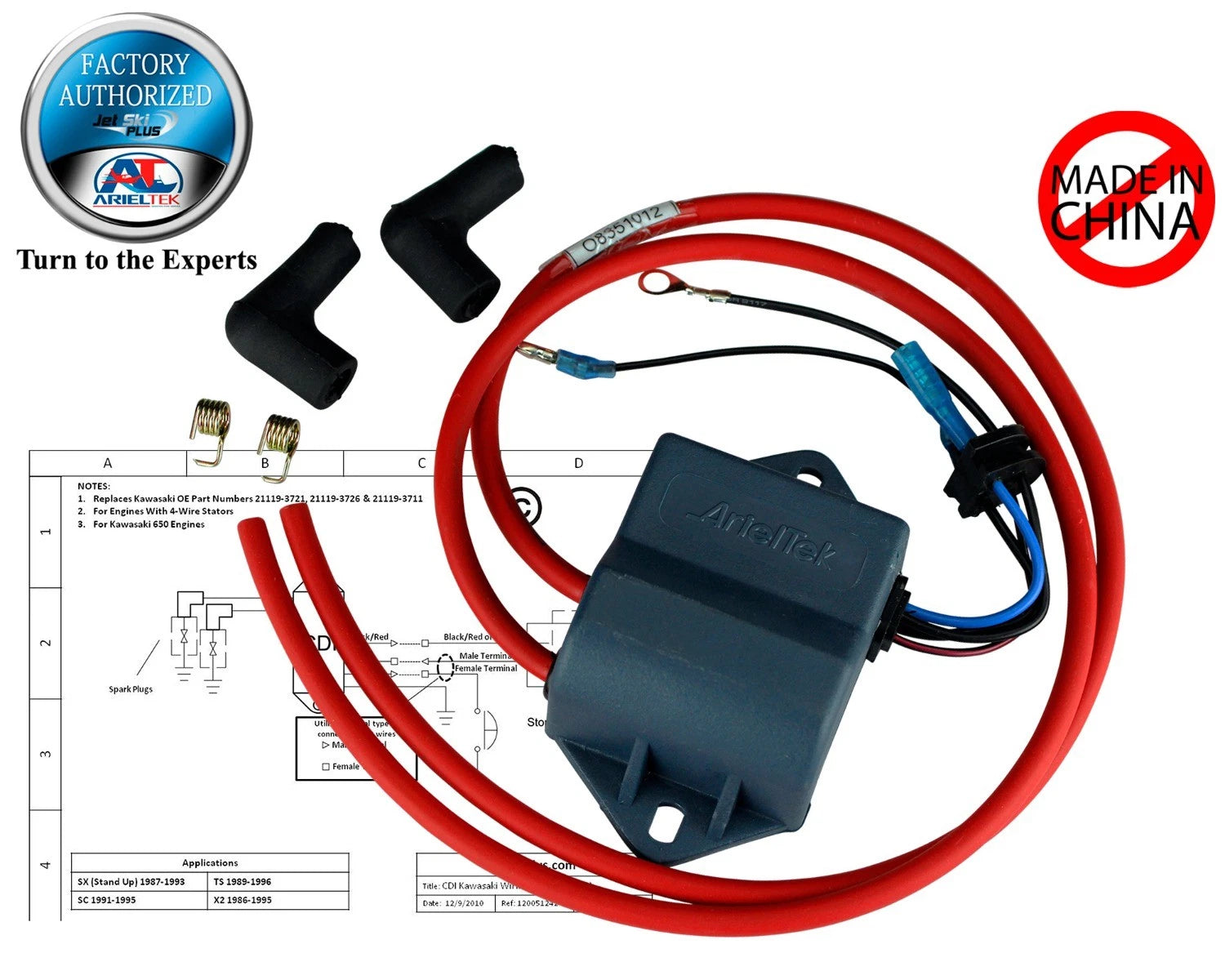 CDI Module Box for Kawasaki 650 (SX TS SC X2)