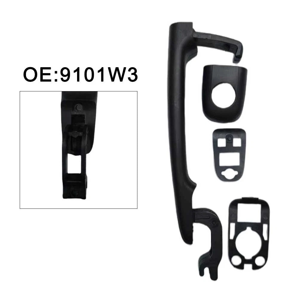 External Door Handle for Car (Plastic + Metal Construction)