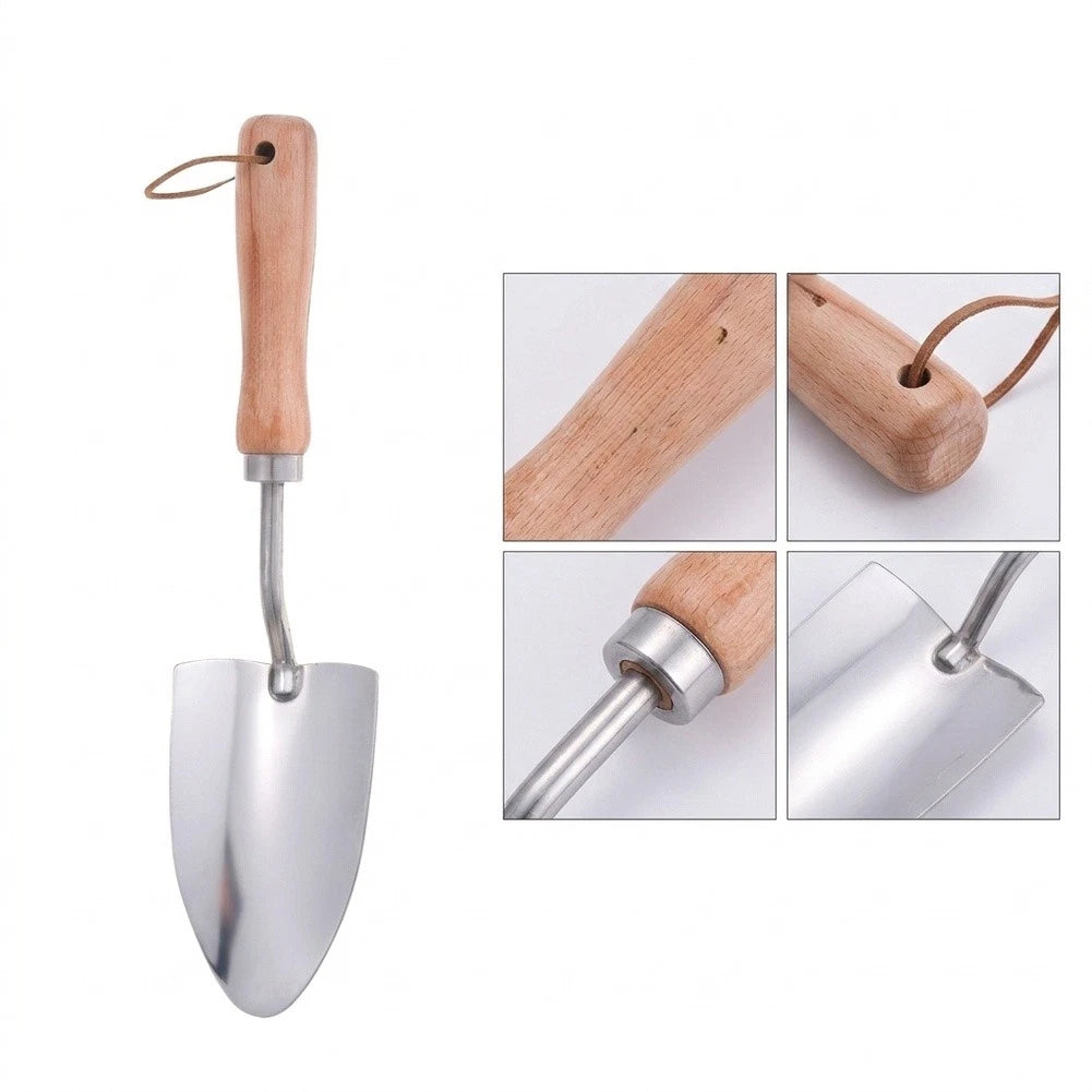 Stainless Steel Trowel 330 x 80mm for Mixing Soil and Adding Fertilizer
