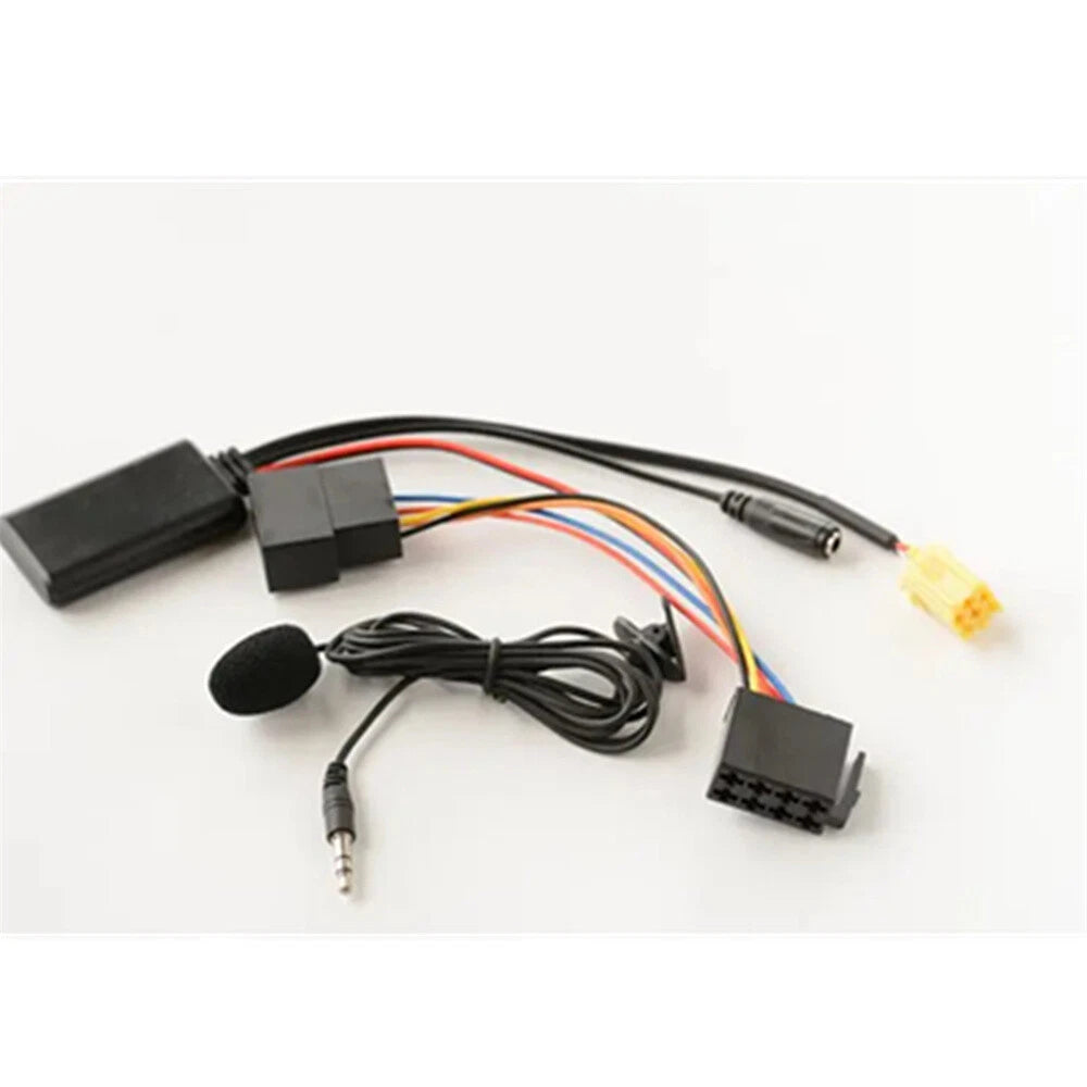 Bluetooth 5.0 Aux Cable Microphone Adapter for Fiat Grande Punto, Alfa Romeo 159 (2005–2011)