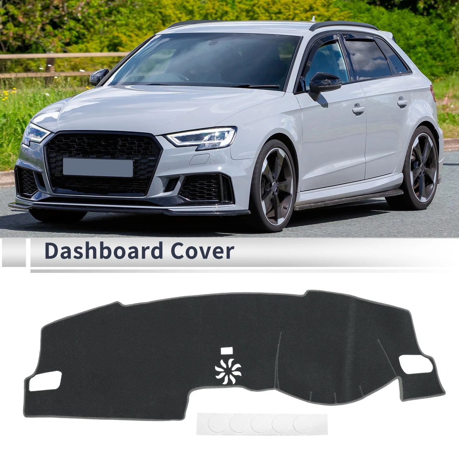 Dashboard Dash Cover Mat for Honda Civic FL5 (2022–2024) Sun Protector Gray