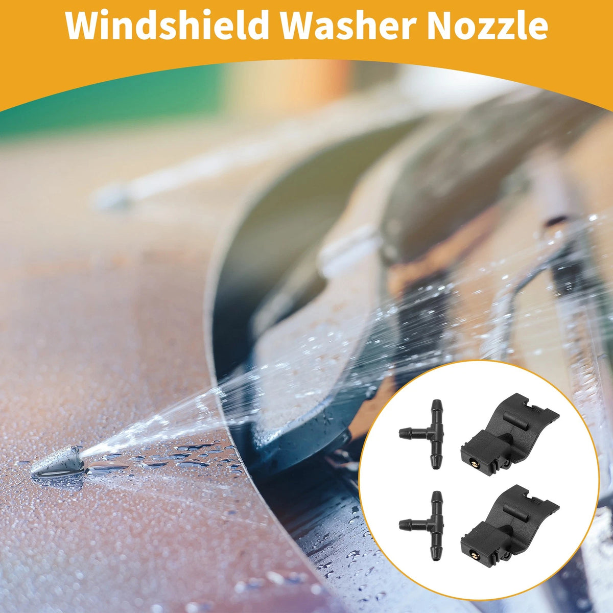 Windshield Washer Nozzle Kit for Toyota Auris 2012–2015