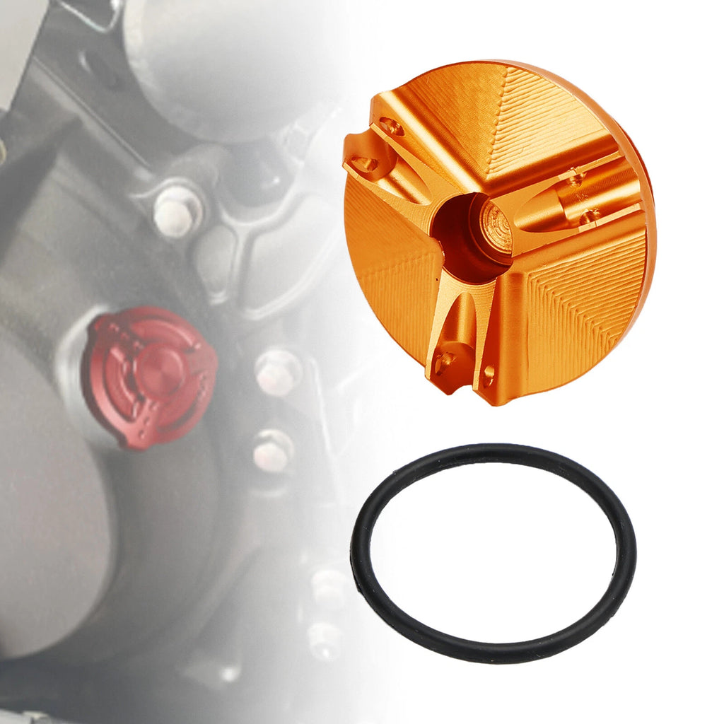 Billet Oil Filler Cap for Yamaha MT-03 MT-07 MT-10 MT-25 (2016–2023) - Orange