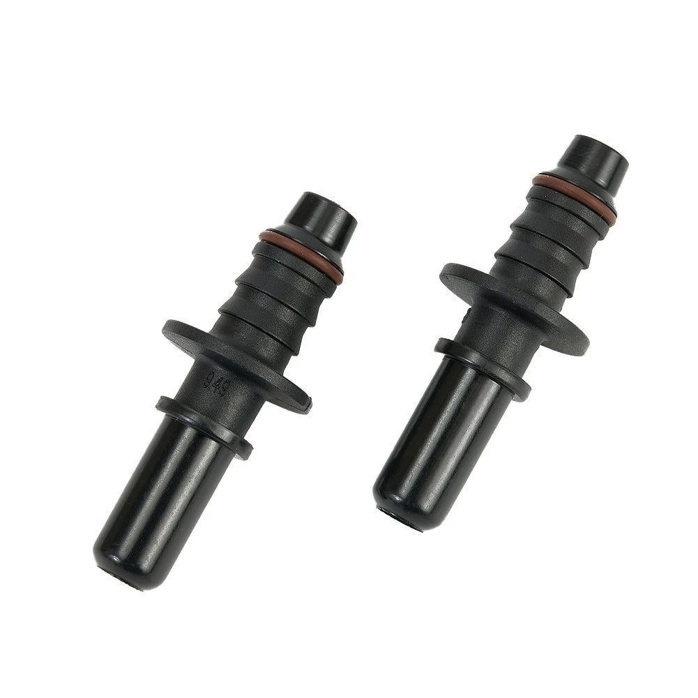 2X Fuel Line Connectors for Motorcycle (Black)
