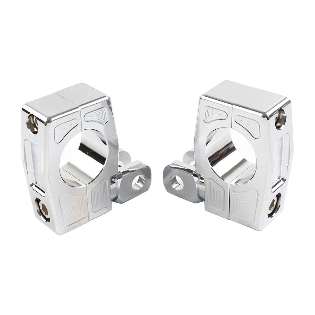Engine Guard Highway Crash Bar Mount Foot Peg Clamp Bracket for Harley