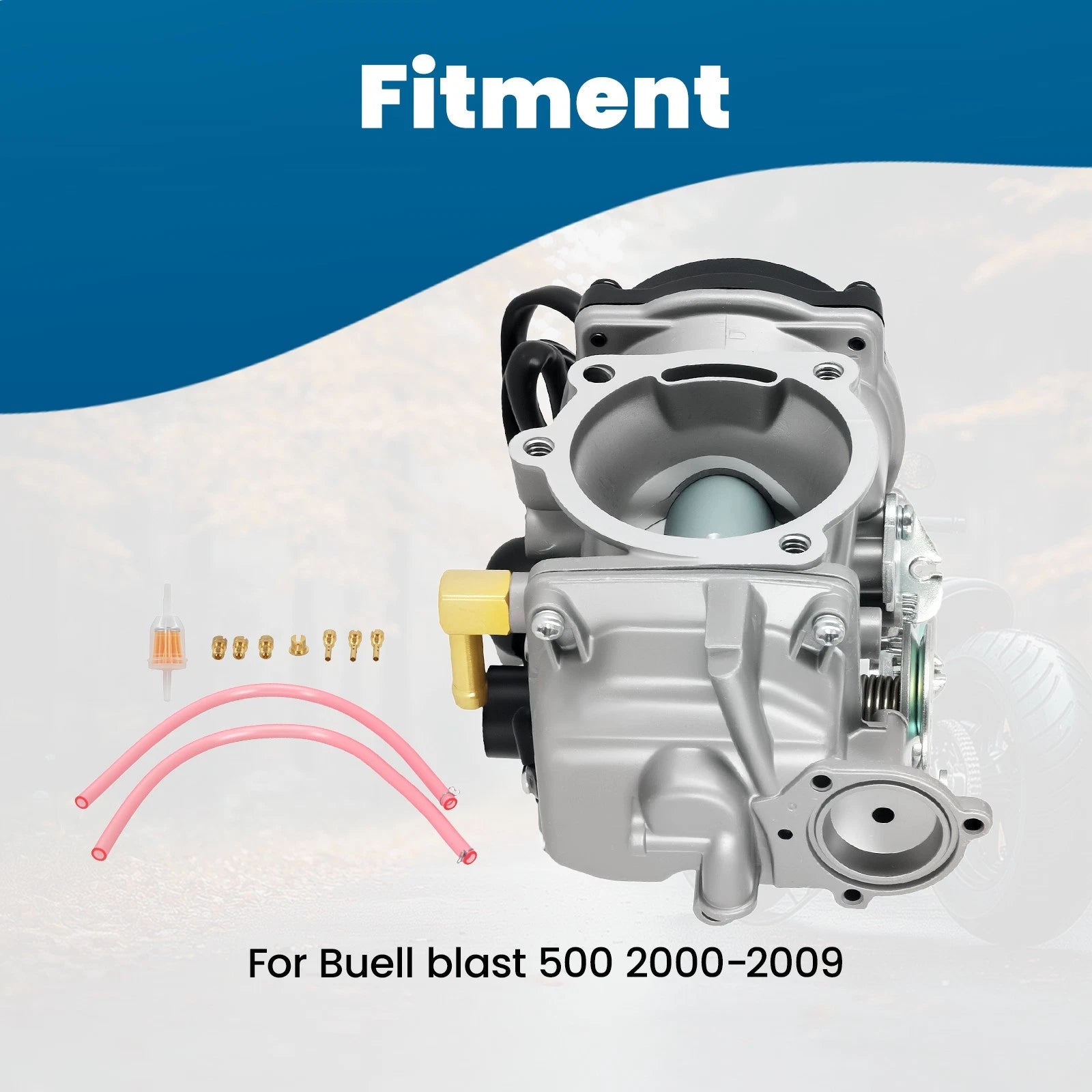 Carburetor Carb Kit for Buell Blast 500 (2000–2007)