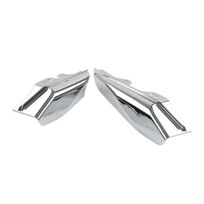 Chrome Mid-Frame Air Deflectors for Harley Touring Road King Glide (2014–2023)