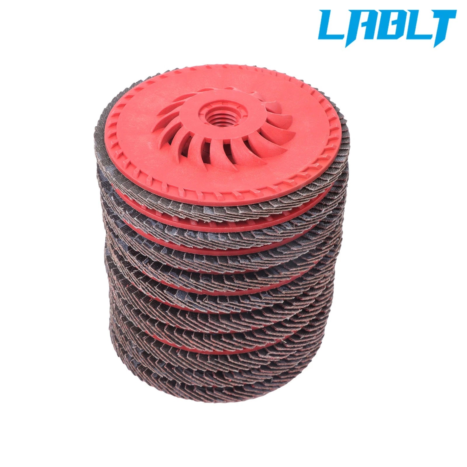 10 Pack Flap Sanding Discs for LABLT (4-1/2"×7/8", Type Grit T27)