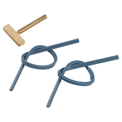 Set of 3 Hot Press Strip Copper T Tip T-head 24cm
