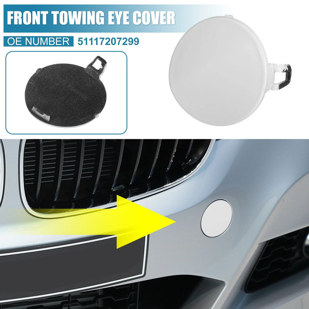 Front Bumper Tow Hook Cover Replacement for BMW 3 Series E90 E91 (2009–2012)