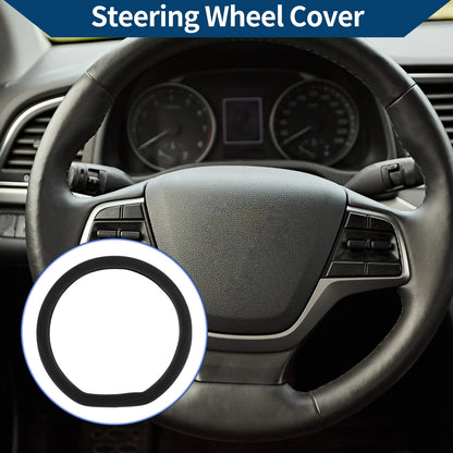 Rubber Steering Wheel Cover for Universal Fit (14.96")
